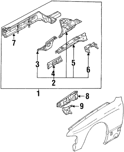 929 STRUCTURAL COMPONENTS & RAILS