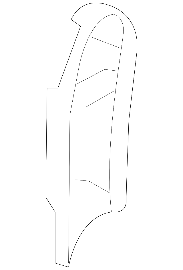 87445ZQ10C Деталь RECLINE COVER, RIGHT