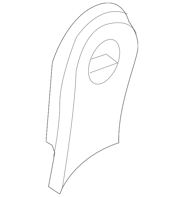 87446ZQ00A Деталь RECLINE COVER, RIGHT