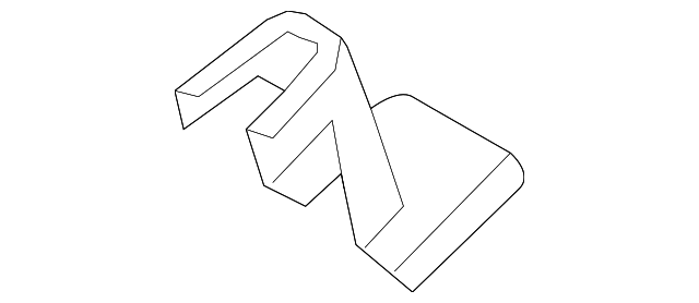 87508ZQ10B Деталь TRACK END COVER, RIGHT