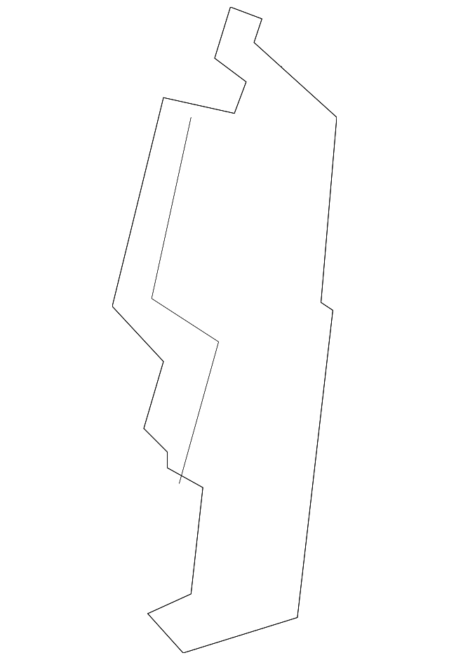 87409ZQ00A Деталь RECLINE COVER, LEFT