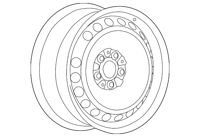 92246104 Деталь WHEEL, STEEL