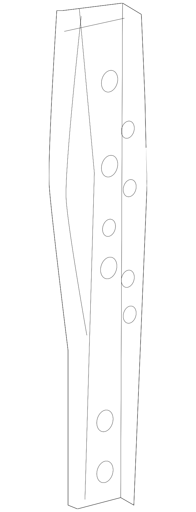61715-52020 Деталь FRONT EXTN, RIGHT