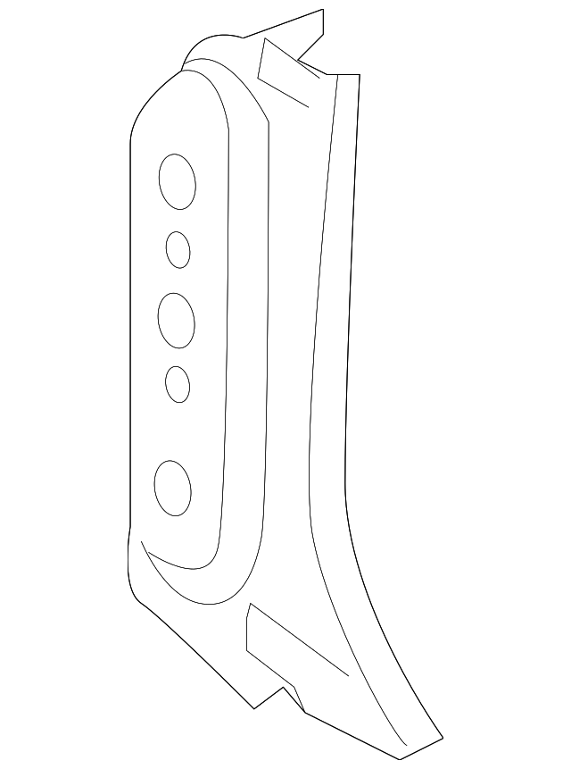 61622-52030 Деталь TROUGH, LEFT