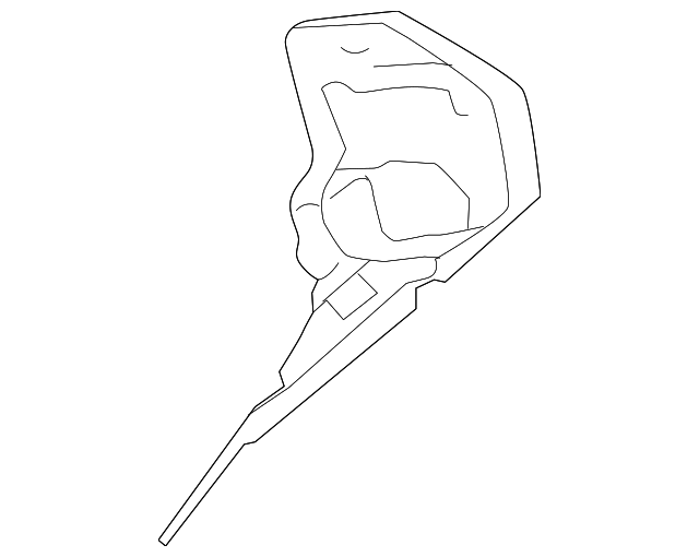 15236194 Деталь KNEE BOLSTER, LEFT