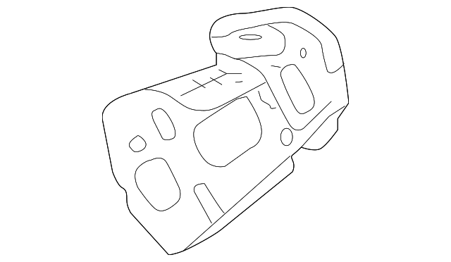 15236195 Деталь KNEE BOLSTER, RIGHT