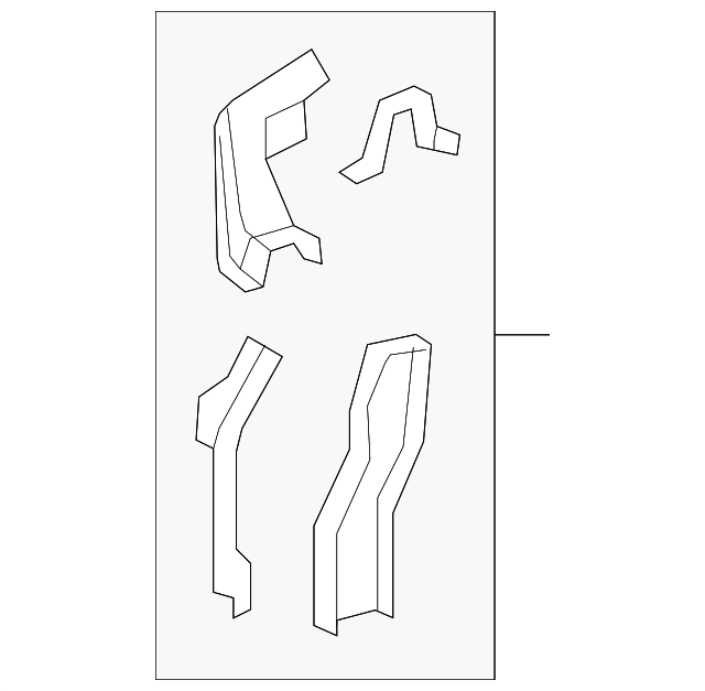53202-06190 UPPER SUPPORT, RIGHT