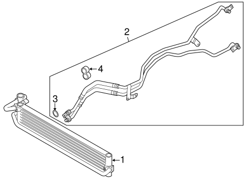 Touareg TRANS OIL COOLER