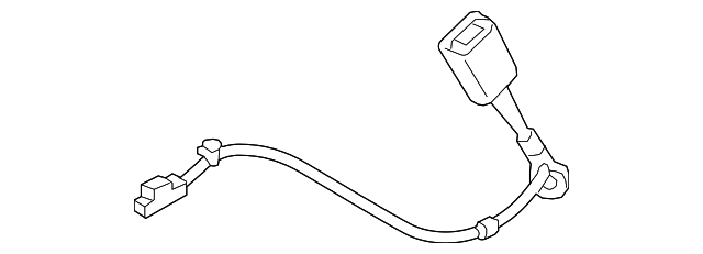 88830-C2000-PPB Деталь BUCKLE, LEFT