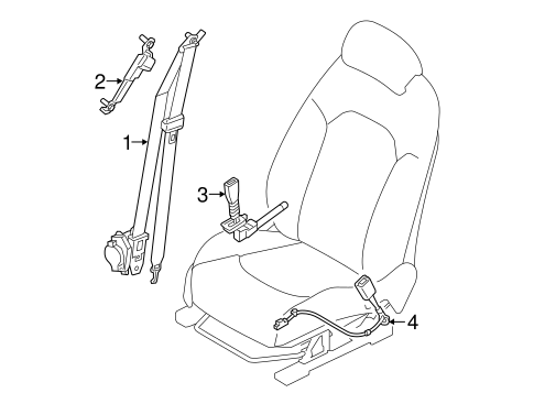 Sonata FRONT SEAT BELTS