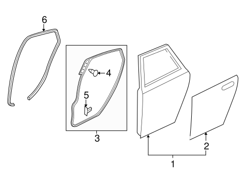 3 DOOR & COMPONENTS 3