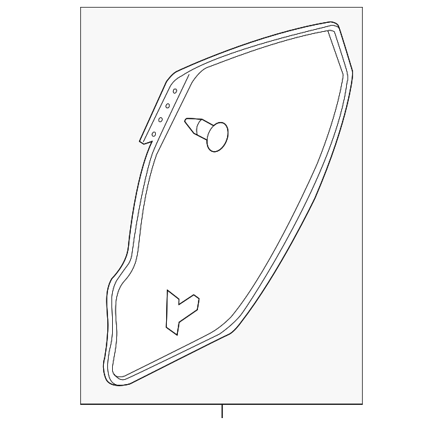 BBN9-72-760D Деталь SURROUND W'STRIP, RIGHT