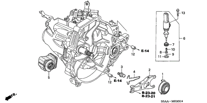 CIVIC SEDAN MT CLUTCH RELEASE
