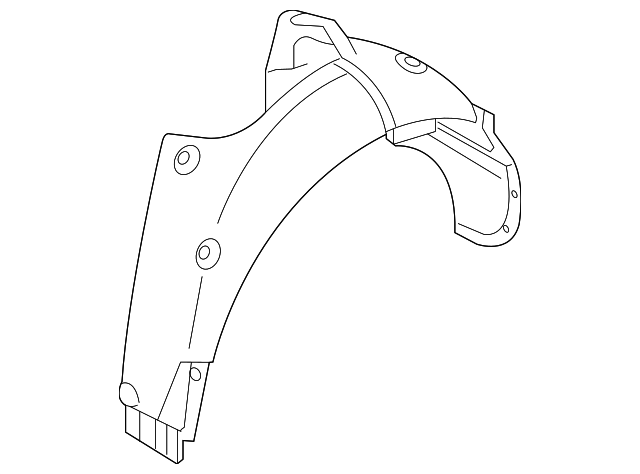86821-2T500 Деталь WHEELHOUSE LINER, LEFT
