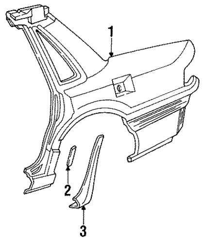 Galant QUARTER PANEL & COMPONENTS