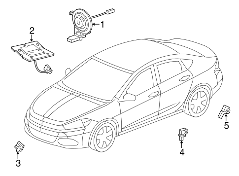 Dart AIR BAG COMPONENTS