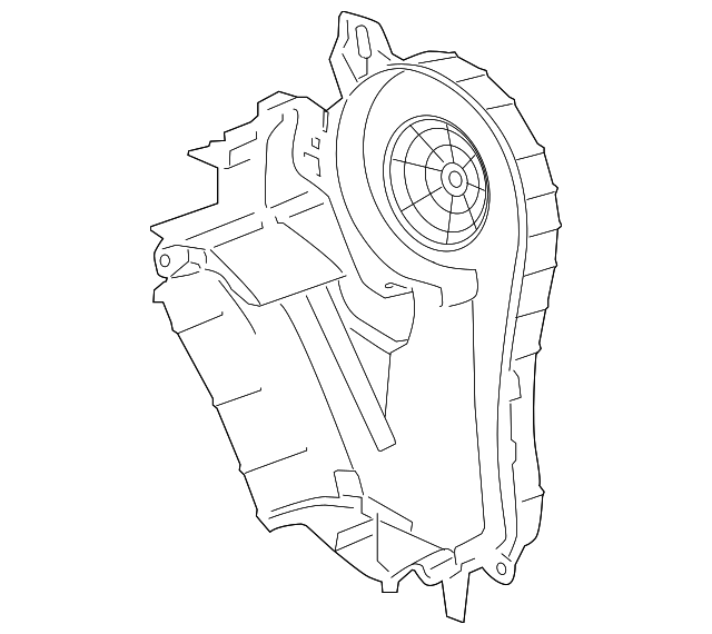 15232210 Деталь UPPER CASE, RIGHT