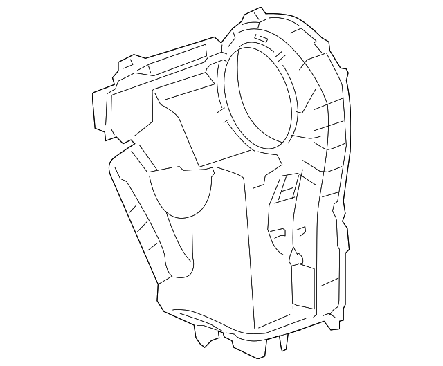 15232209 Деталь UPPER CASE, LEFT