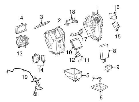 Escalade AUXILIARY AC & HEATER UNIT