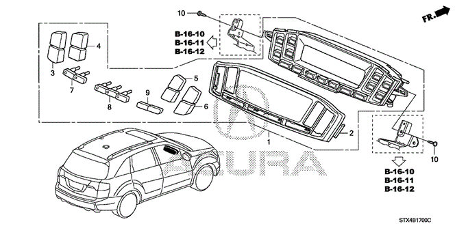MDX AUTO AIR CONDITIONER CONTROL