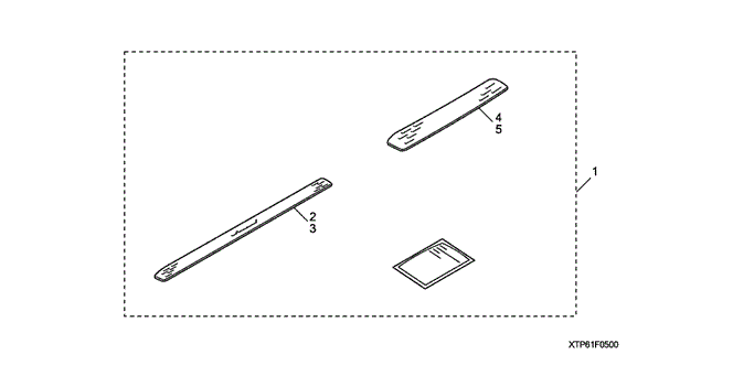 ACCESSORIES/DOOR SILL GARNISH for 2012 Honda CROSSTOUR #1