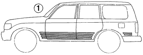 Land Cruiser STRIPE TAPE