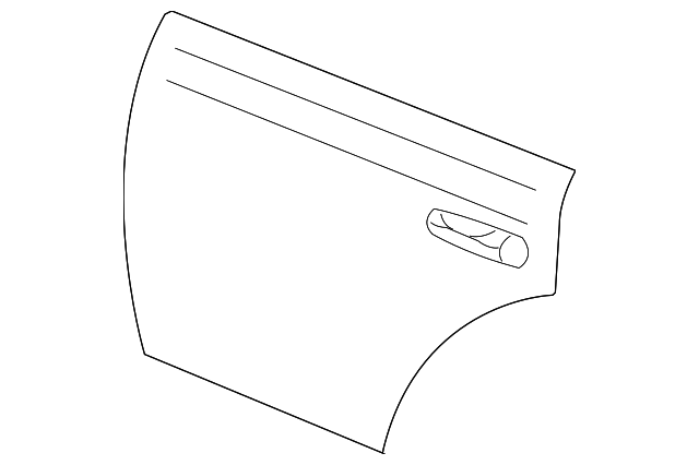 55362173AA Деталь OUTER PANEL, LEFT