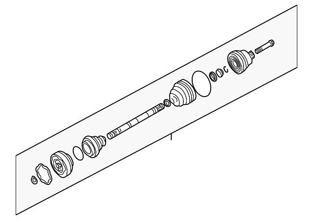 JZW-407-449-FX Деталь AXLE ASSY, LEFT