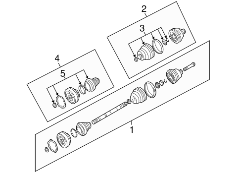 EuroVan AXLE SHAFT & JOINTS
