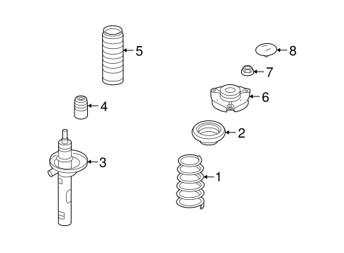 GTI STRUTS & SUSPENSION COMPONENTS