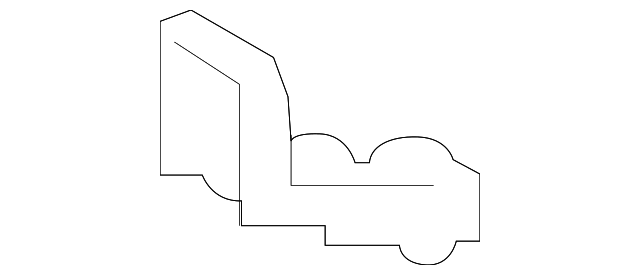 86634-B2000 Деталь IMPACT BAR CENTER BRACKET