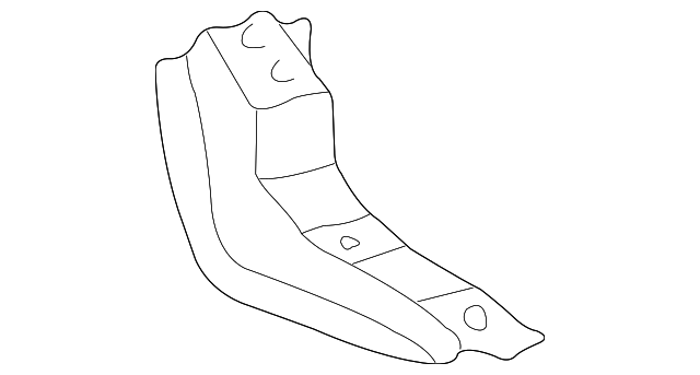 51077-0C010 Деталь RUNNING BOARD MOUNT BRACKET, LEFT