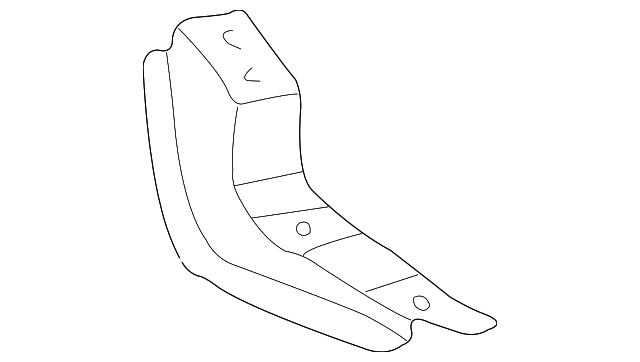 51079-0C010 Деталь RUNNING BOARD MOUNT BRACKET, LEFT