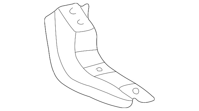 51797-0C010 Деталь RUNNING BOARD MOUNT BRACKET, LEFT