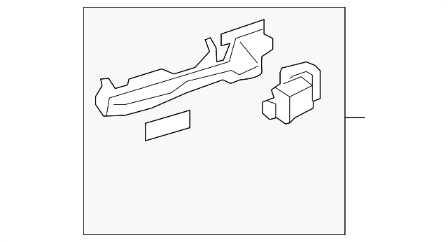 69201-50080 Деталь HANDLE BASE, RIGHT
