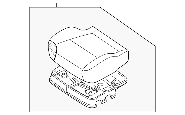 8510285ZB0 Деталь CUSHION ASSY, LEFT