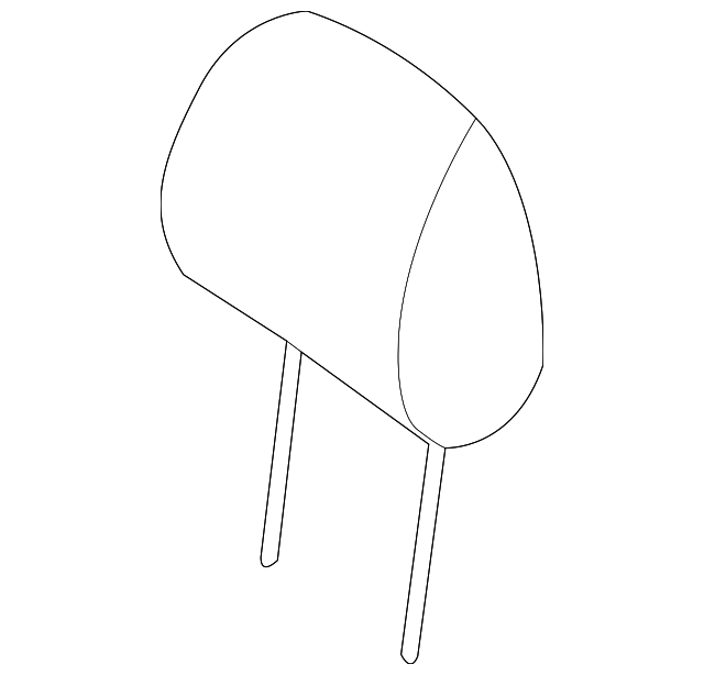 8640185Z90 Деталь HEADREST, RIGHT