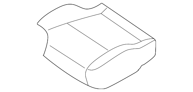 8538085Z70 Деталь CUSHION COVER, LEFT