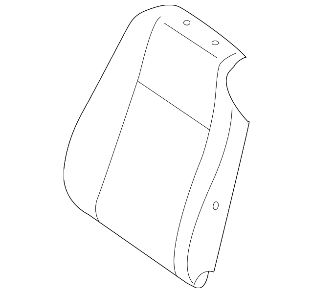8538085Z60 Деталь SEAT BACK COVER, RIGHT
