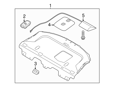 Optima INTERIOR TRIM - REAR BODY