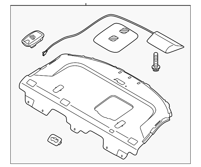 85610-4C000VA Деталь PKG TRAY TRIM