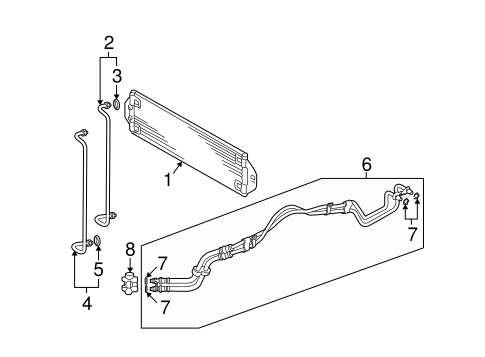Touareg TRANS OIL COOLER