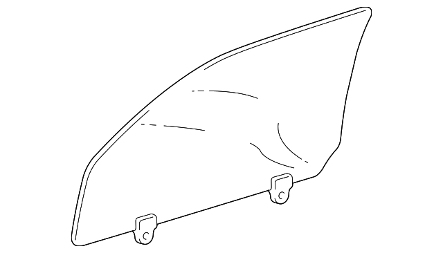 68102-60640 Деталь DOOR GLASS, LEFT
