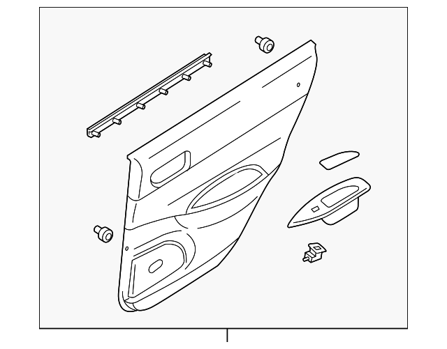 GK2G6852YP02 Деталь DOOR TRIM PANEL, RIGHT