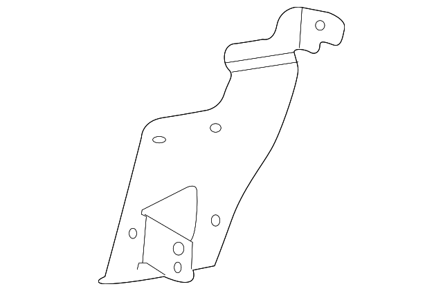 66201AJ02A Деталь DISPLAY UNIT BRACKET, RIGHT