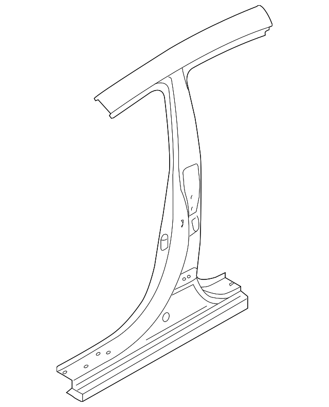 71402-A7B50 Деталь CENTER PILLAR, RIGHT