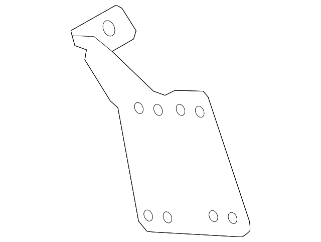 8701A374 Деталь RADIO BRACKET, RIGHT