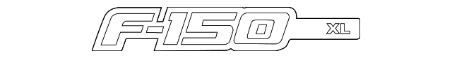9L3Z-16720-B Деталь NAMEPLATE, RIGHT