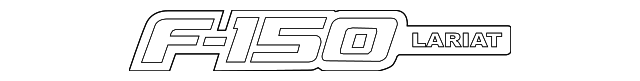 9L3Z-16720-G Деталь NAMEPLATE, RIGHT