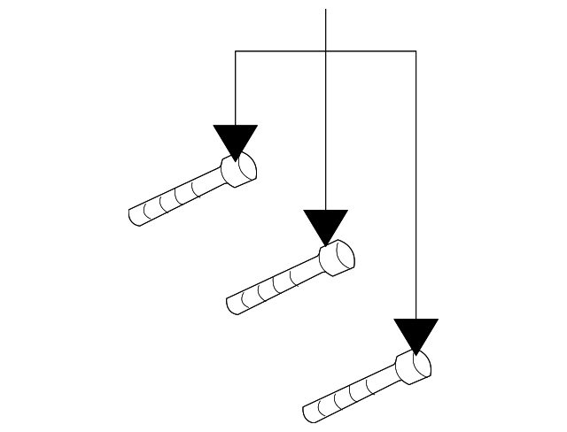 6100932 Деталь OIL PUMP BOLT